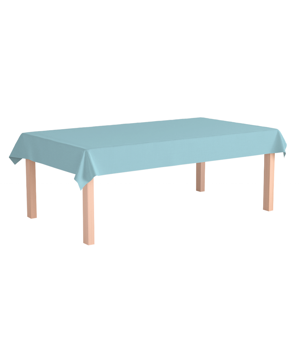 Pastel Blue Tablecloth