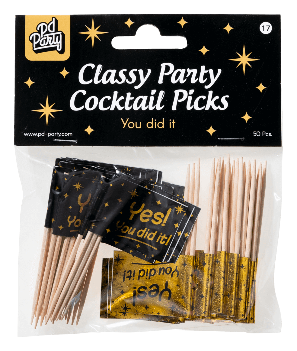 Yes! You Did It! Cocktail Picks