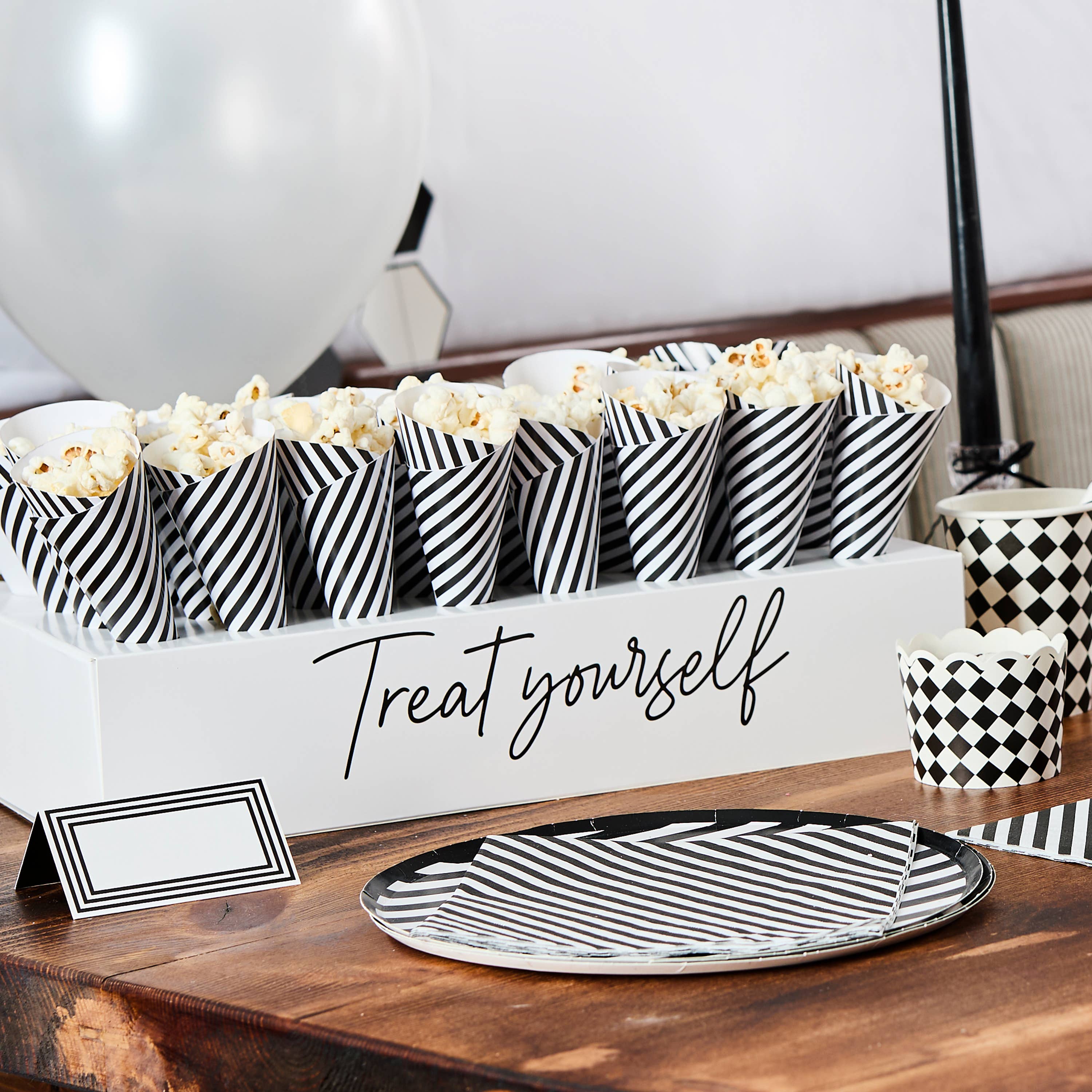'Treat Yourself' Box Stand + Treat Cones
