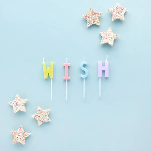 Pastel 'Wish' Candles