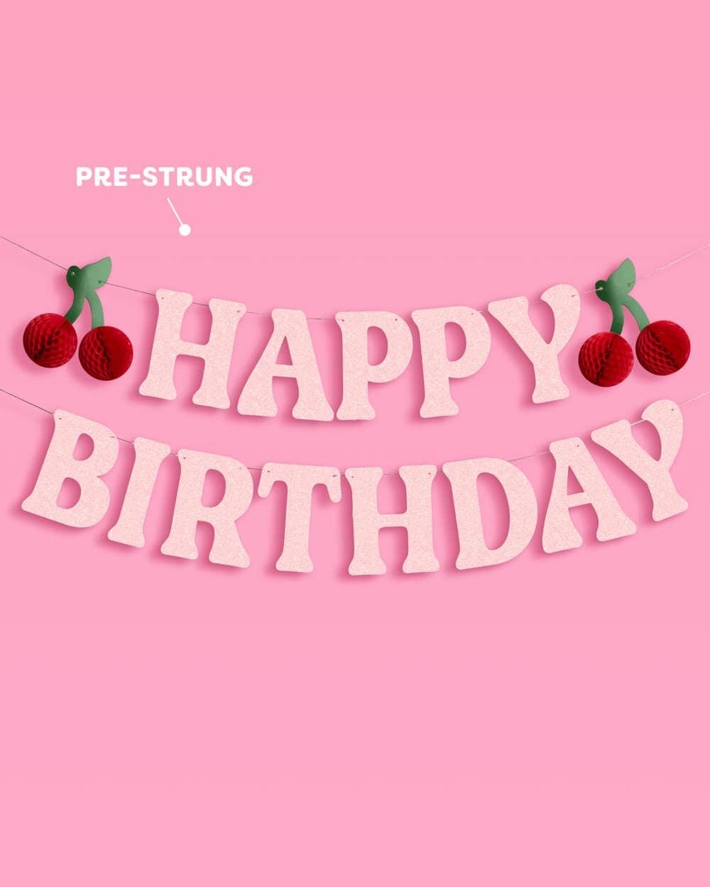 Cherry Birthday Banner