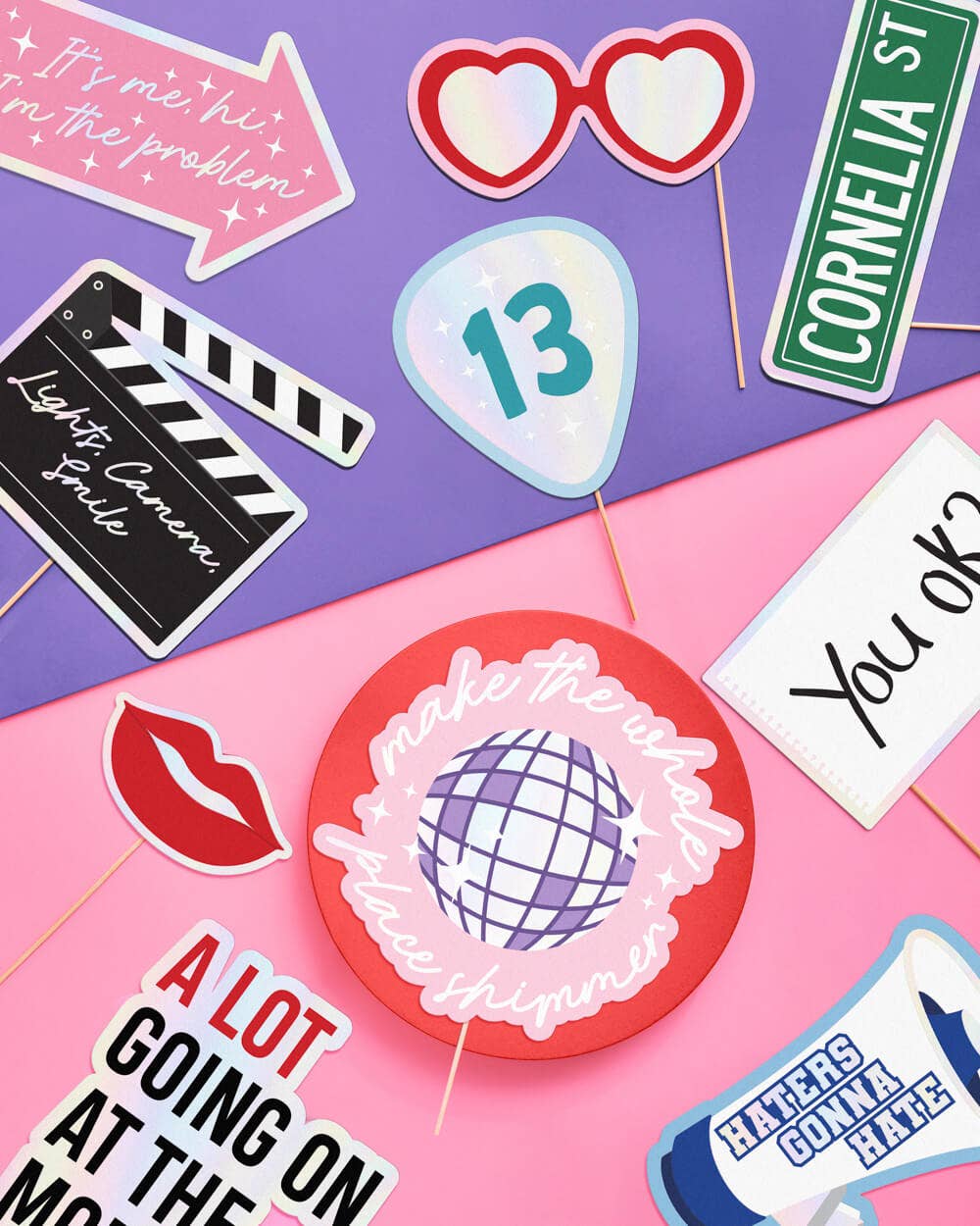 I'm the Problem - Taylor Swift Photo Booth Prop Set