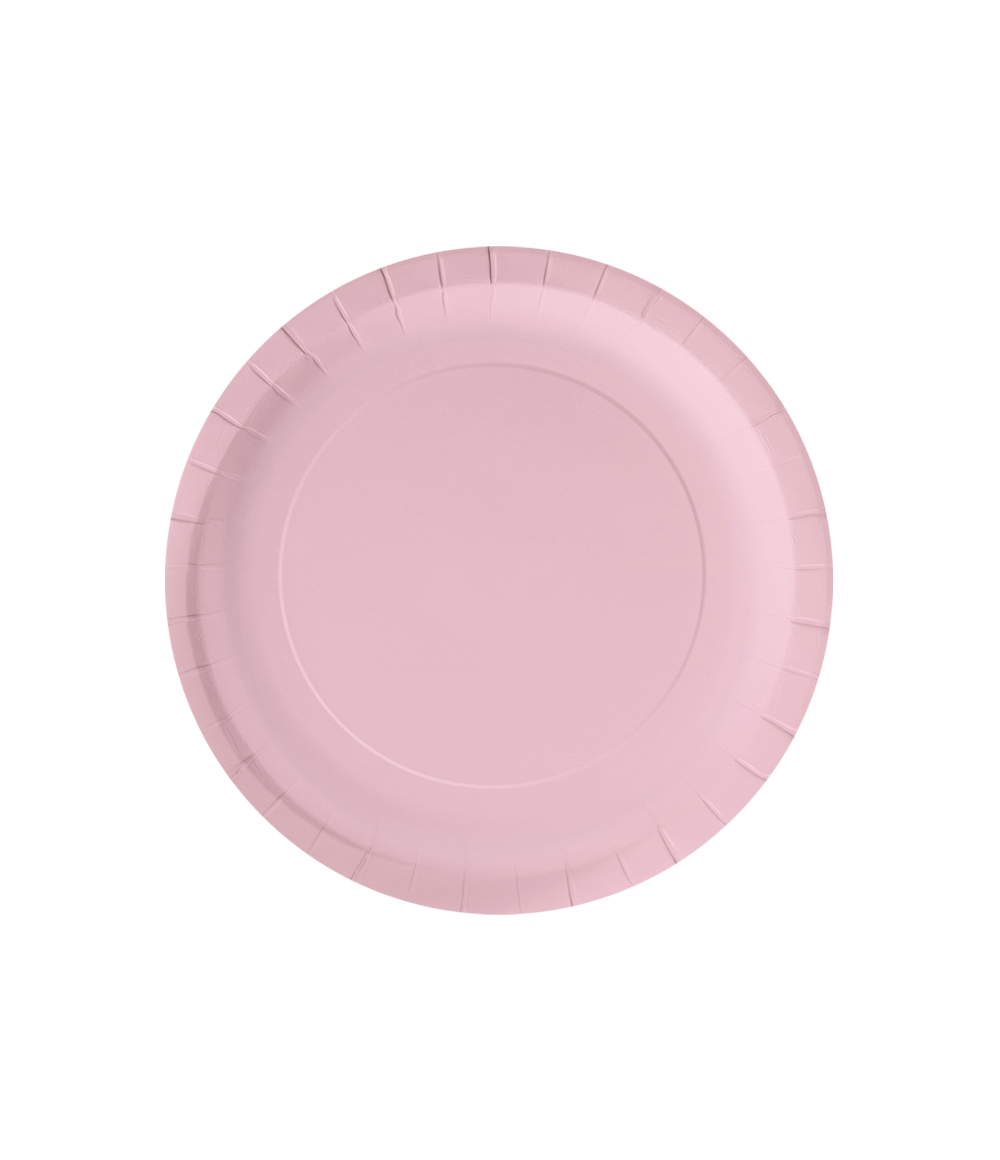 Pastel Pink Plates
