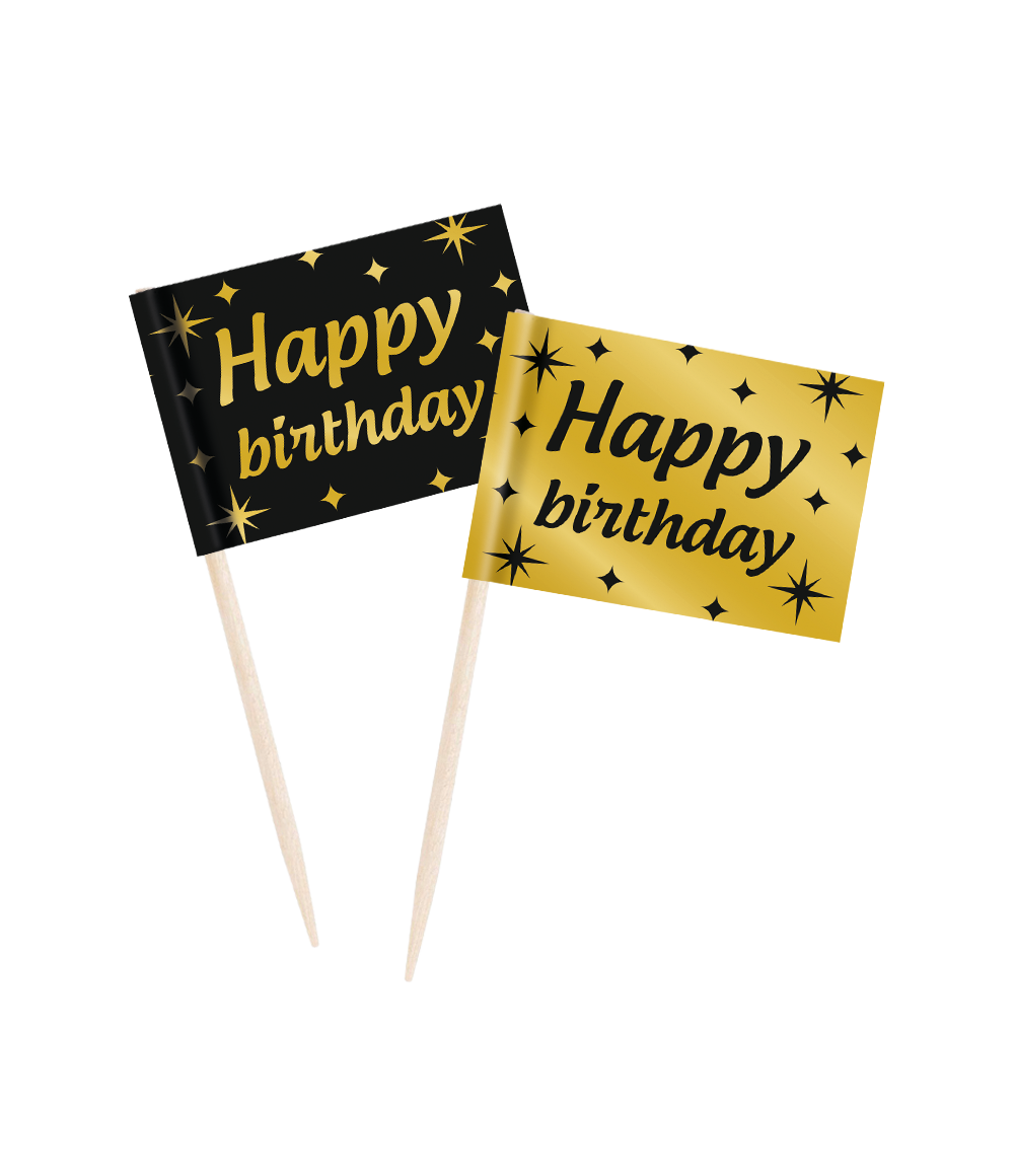 Happy Birthday Cocktail Picks