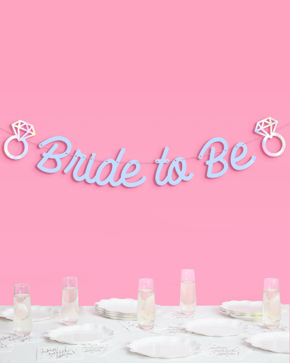 Blue Bride to Be Banner