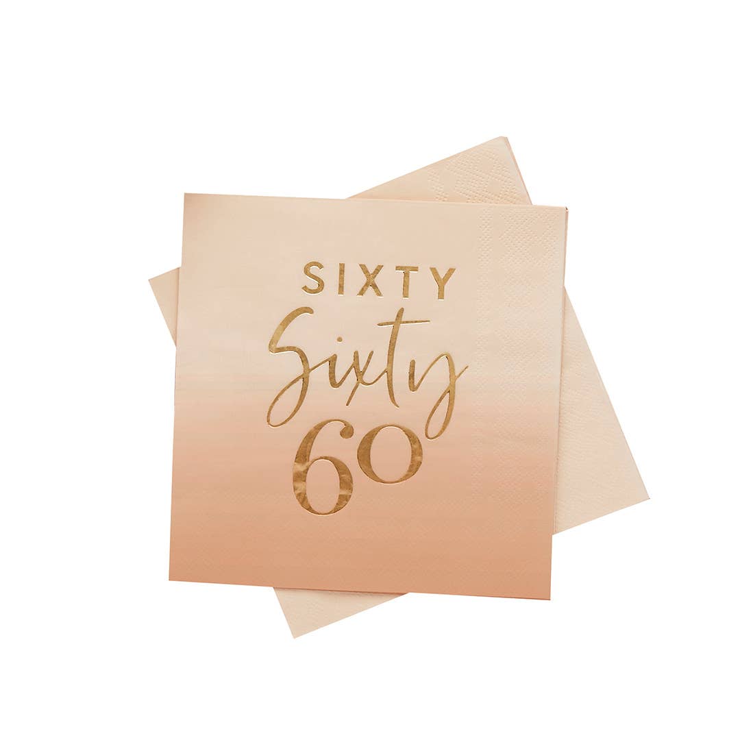 Sixty Cocktail Napkins
