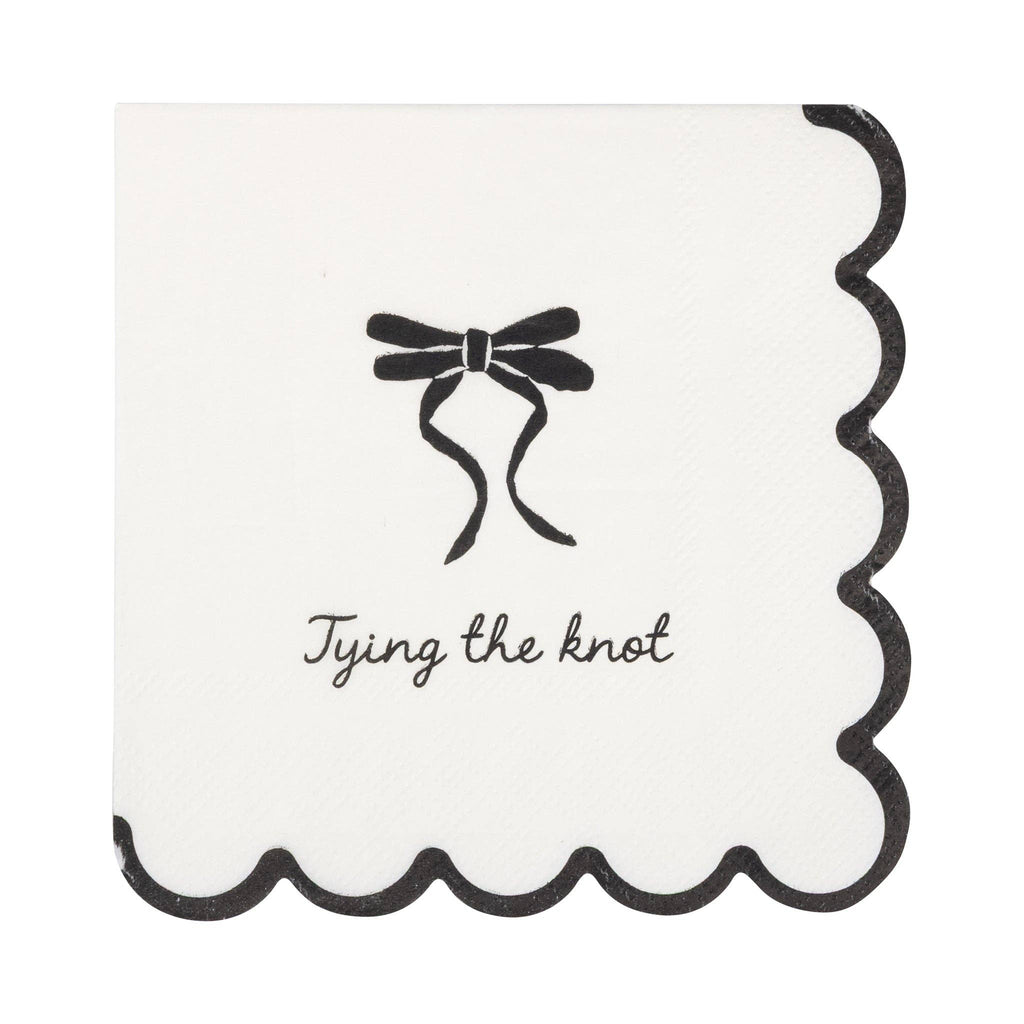 Tying the Knot Cocktail Napkin