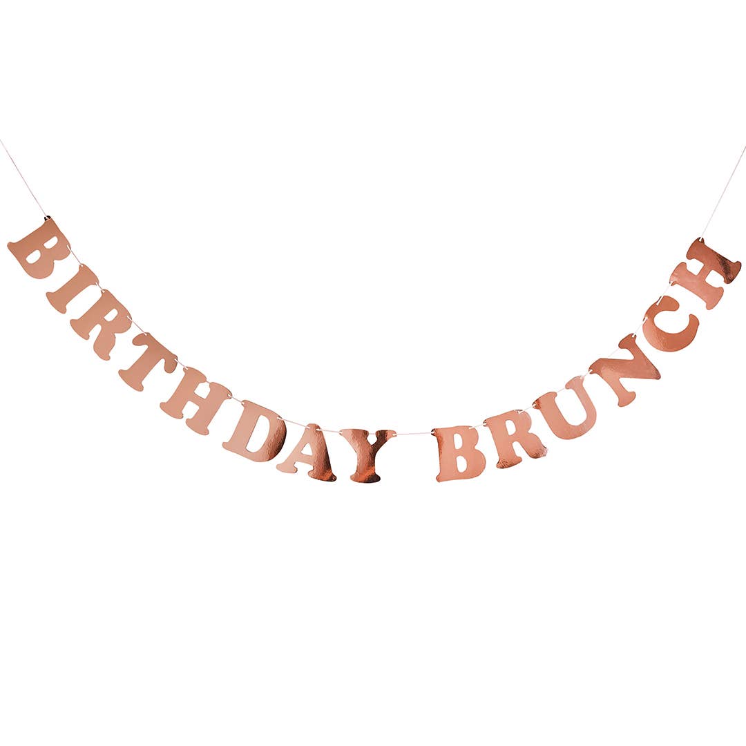 Birthday Brunch Banner