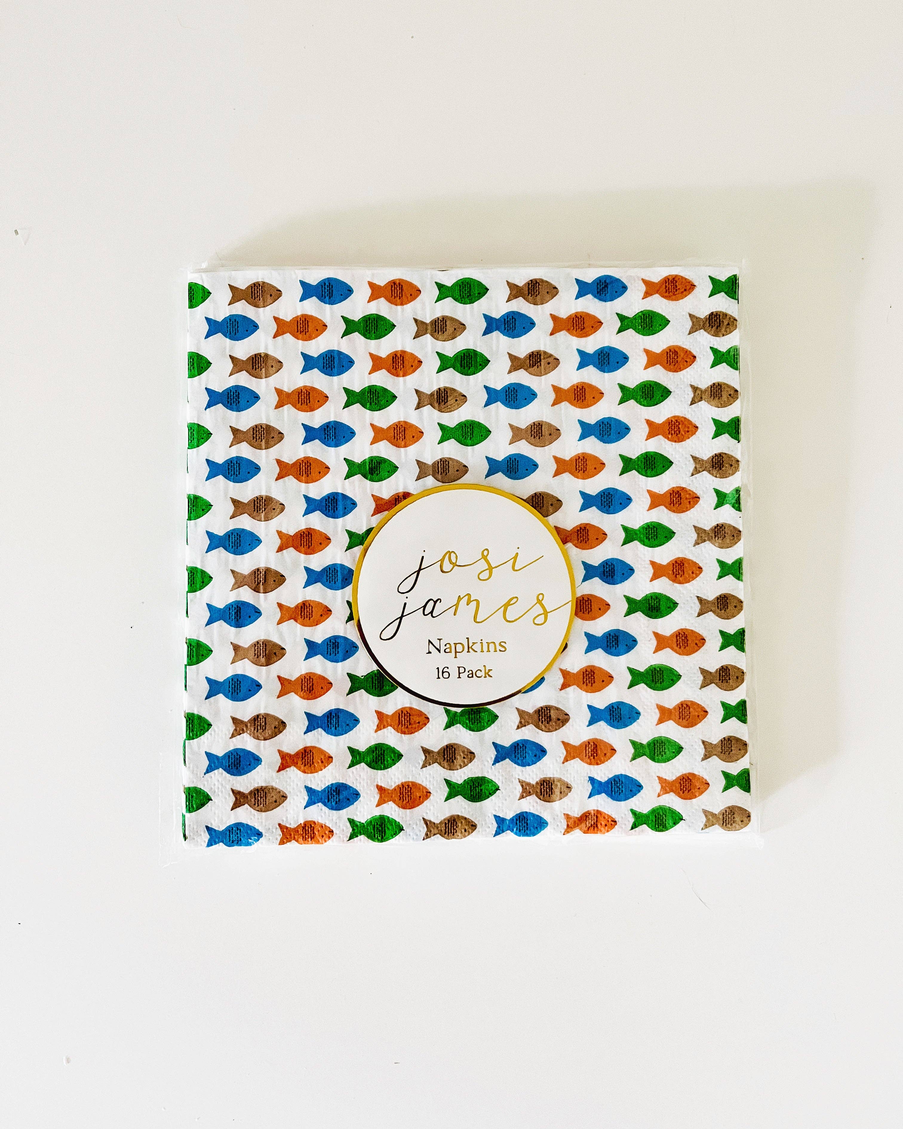 Fishing Napkins - Dinner Sized