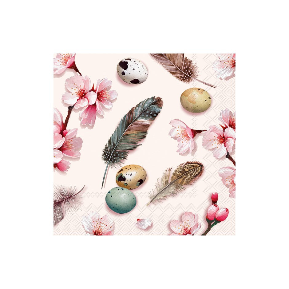 Beautiful Sakura Rose Dinner Napkins