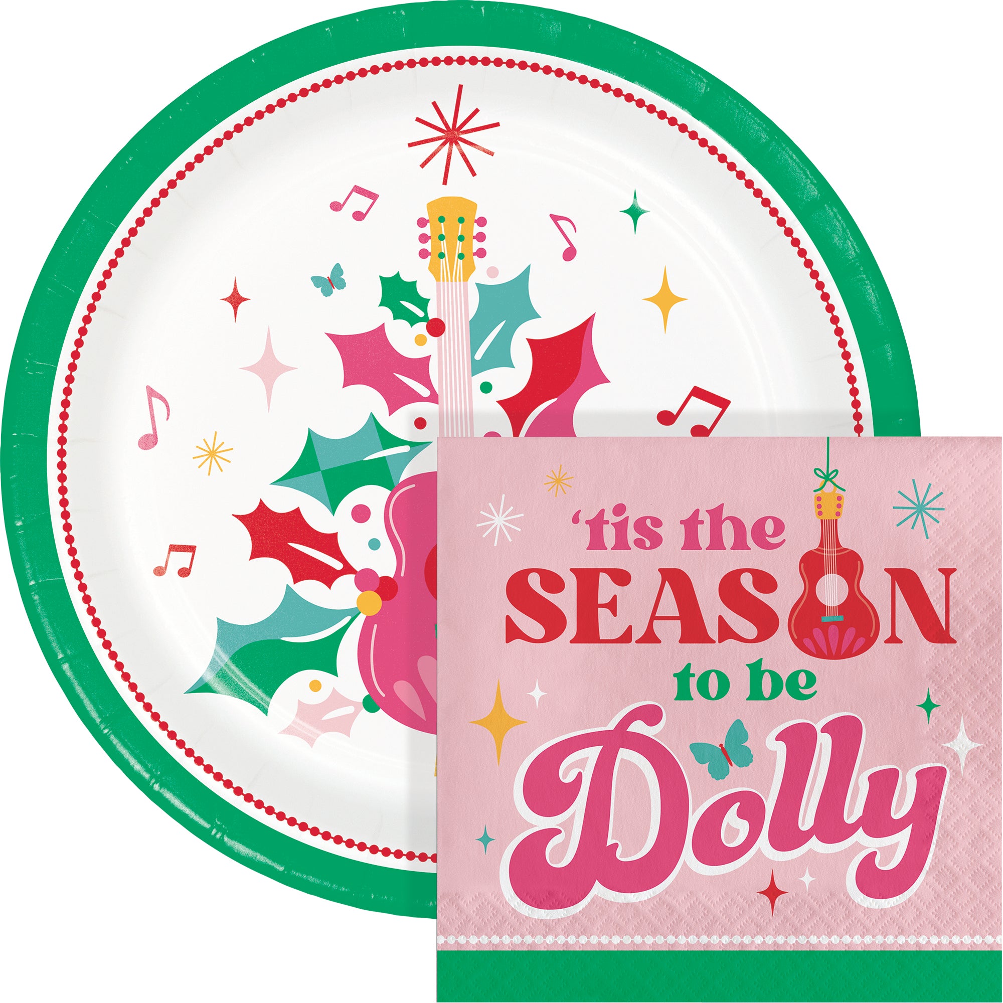 Holly Dolly Dinner Plates