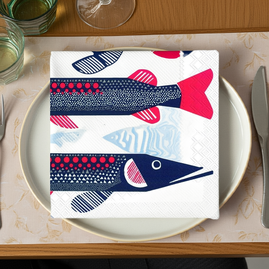 Marimekko HAUKI Dinner Napkins