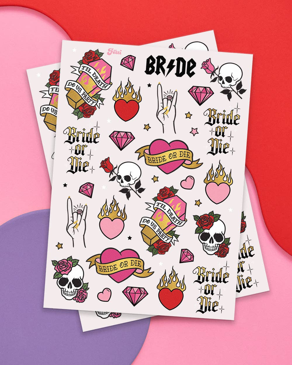 Bachelorette Party Temporary Tattoos