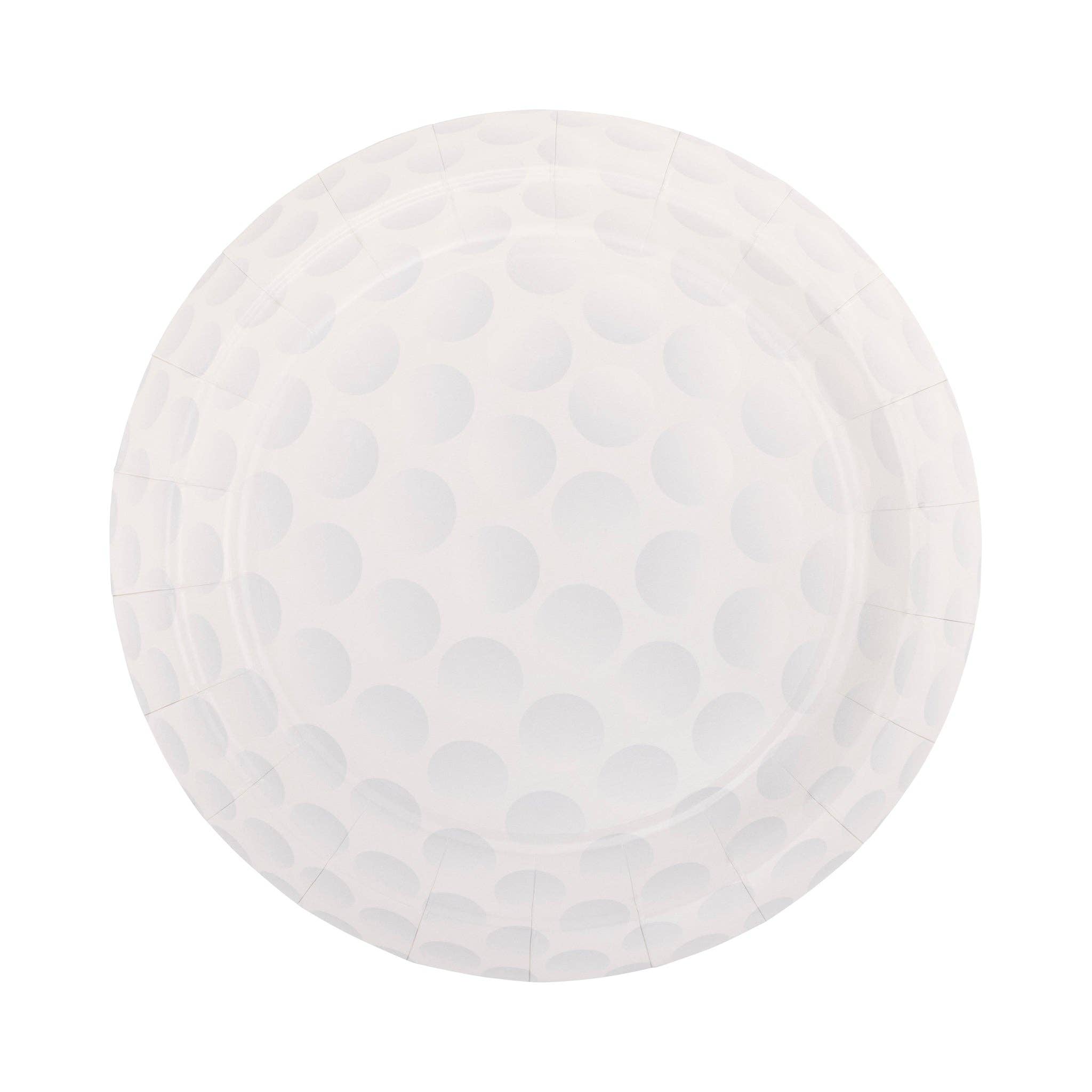 Golf Ball Paper Plate