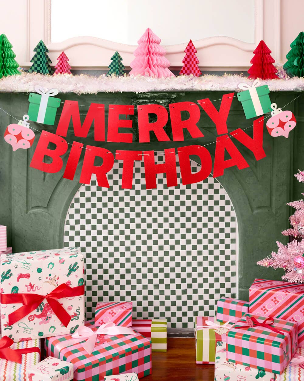 Merry Birthday Banner