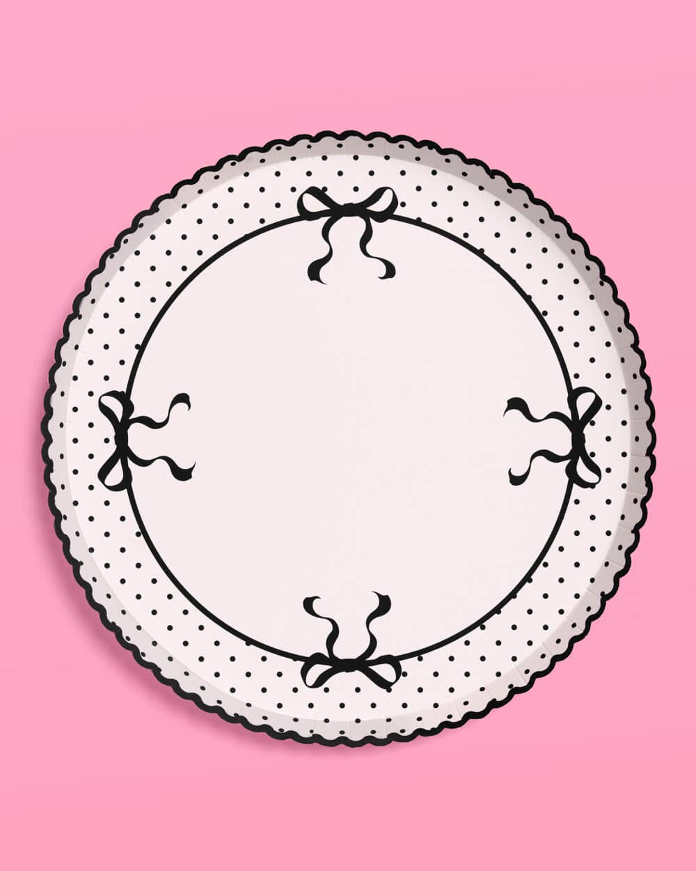 Little Black Bow Plates