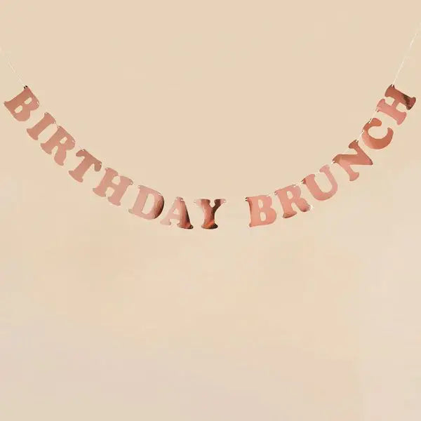 Birthday Brunch Banner