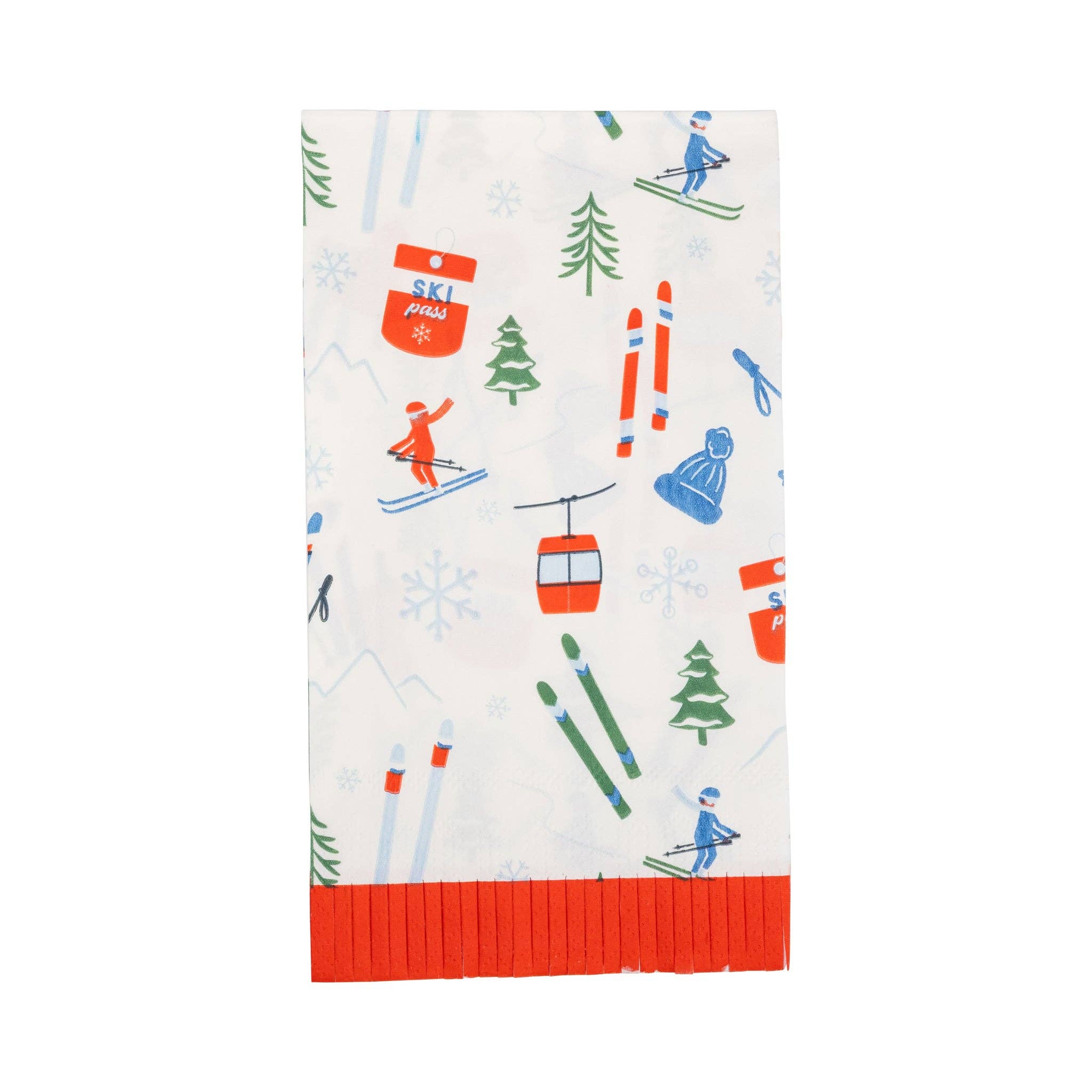 Snow Ski Guest Napkin