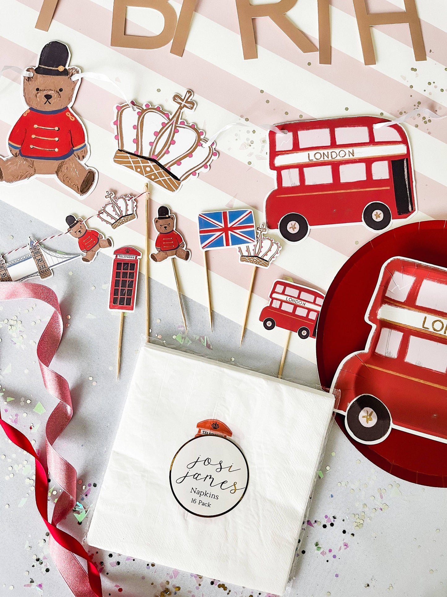 London Cake Toppers