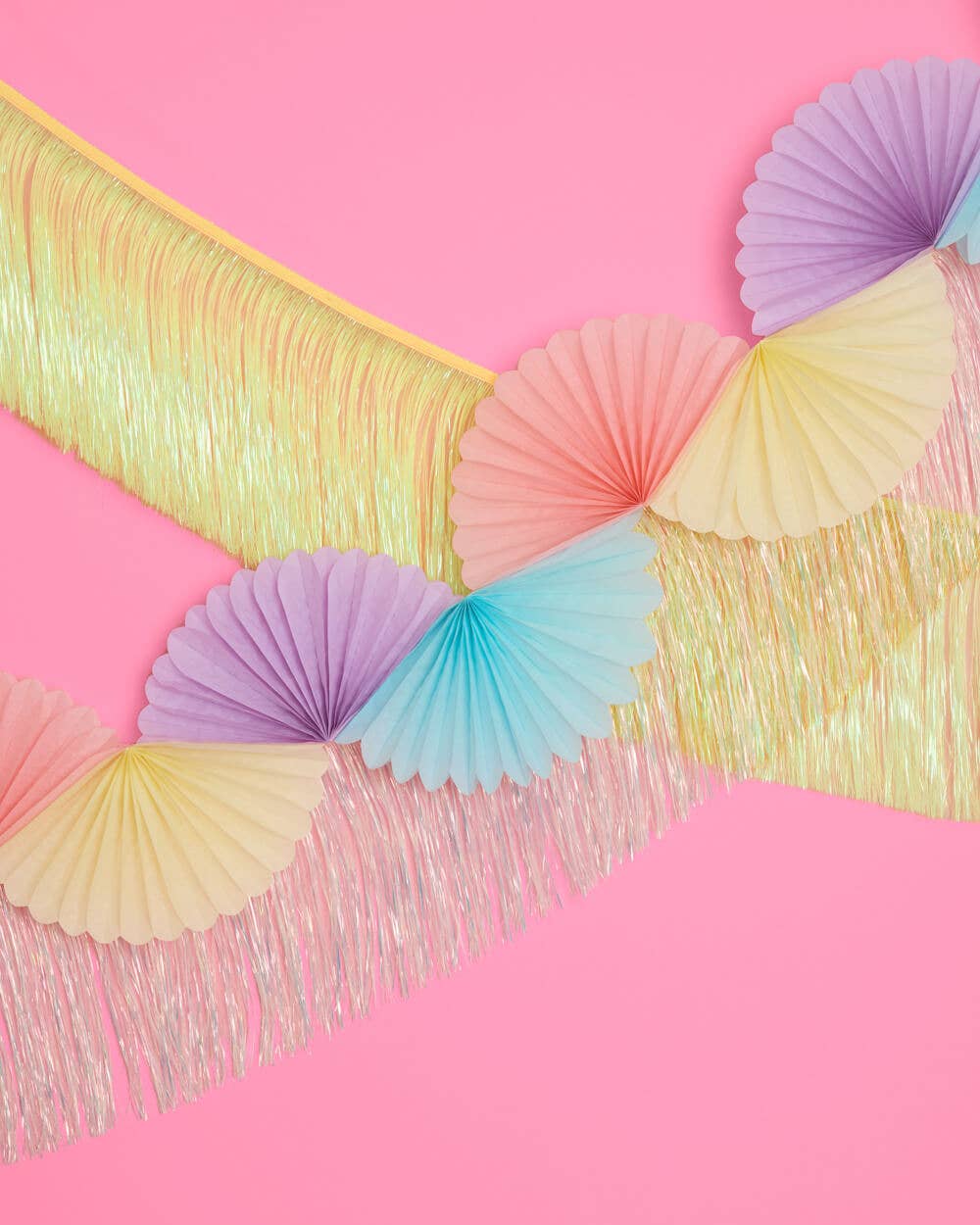 Yellow Fringe Foil Banner