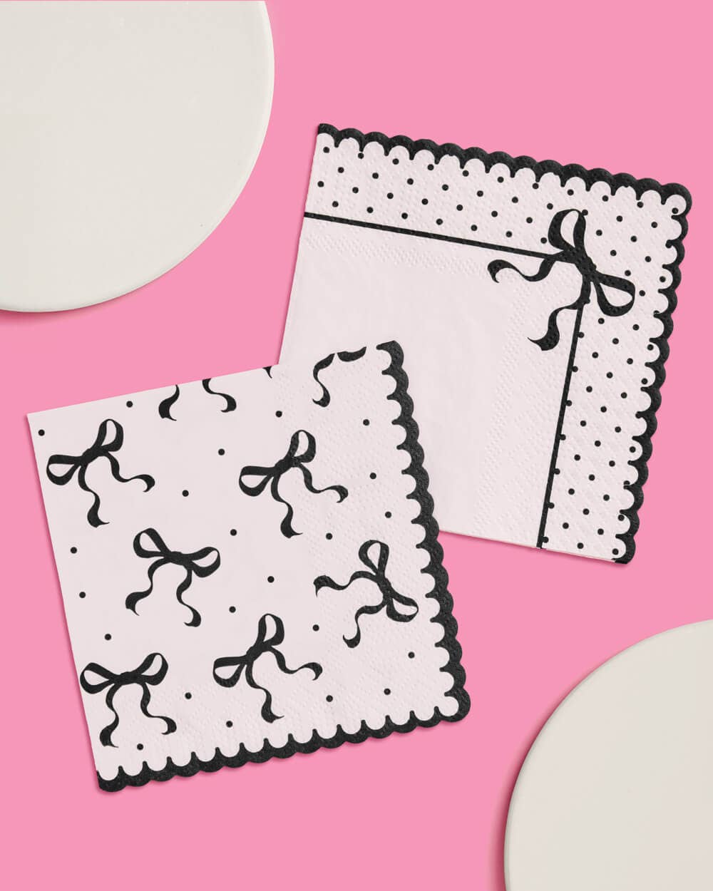 Little Black Bow Napkins
