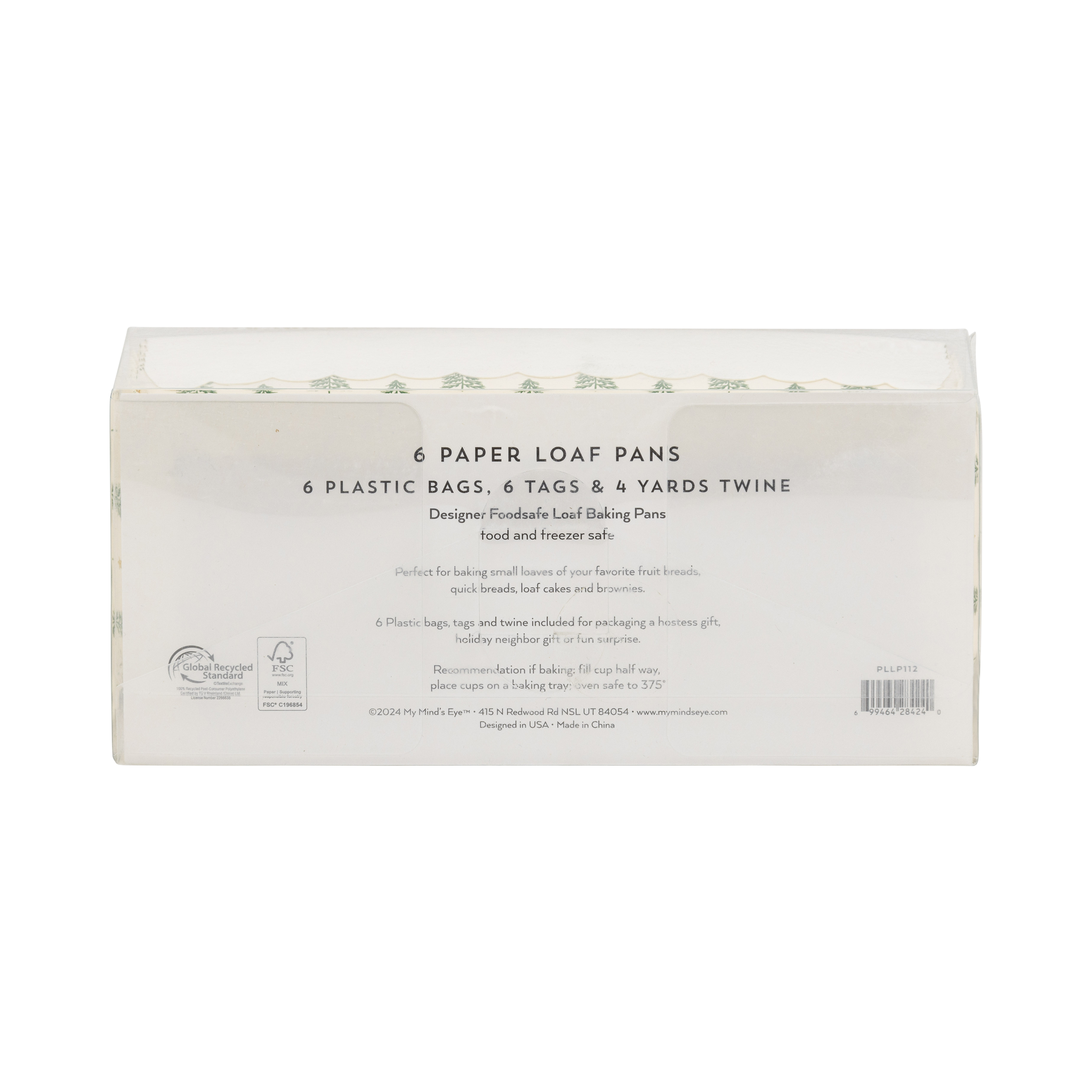 Foil Christmas Tree and Star Loaf Pan Set