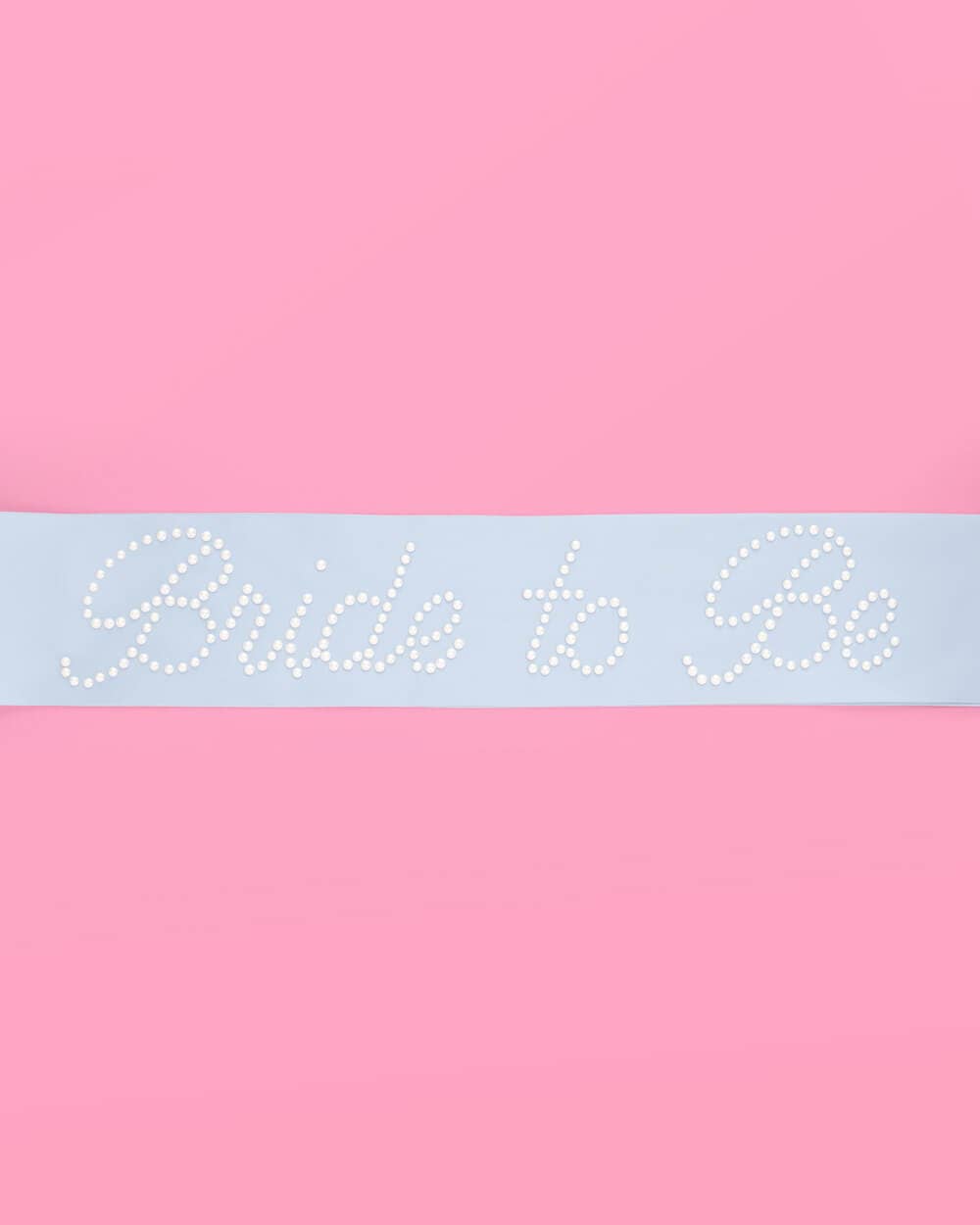 Bride To Be Pearl + Blue Sash