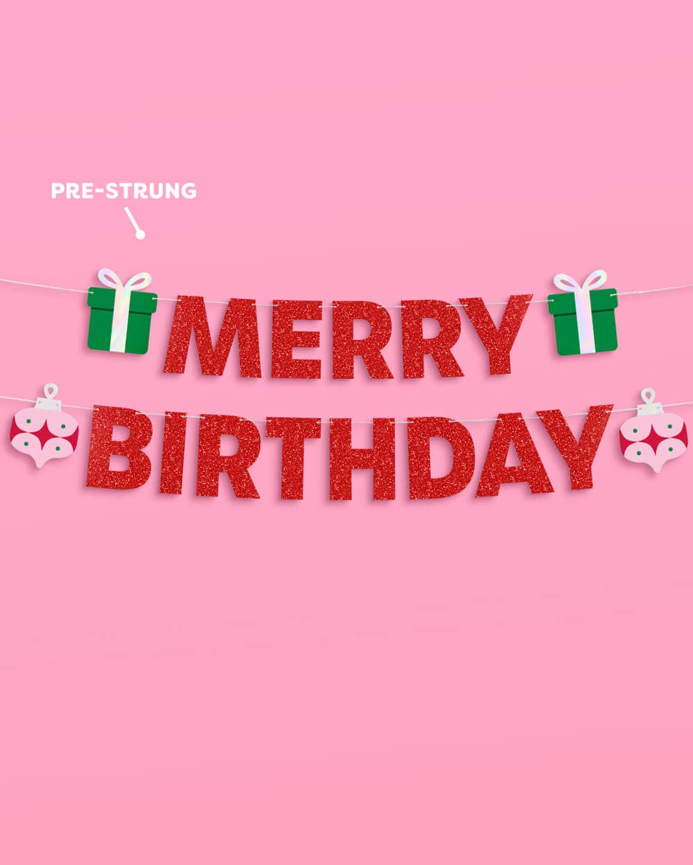 Merry Birthday Banner