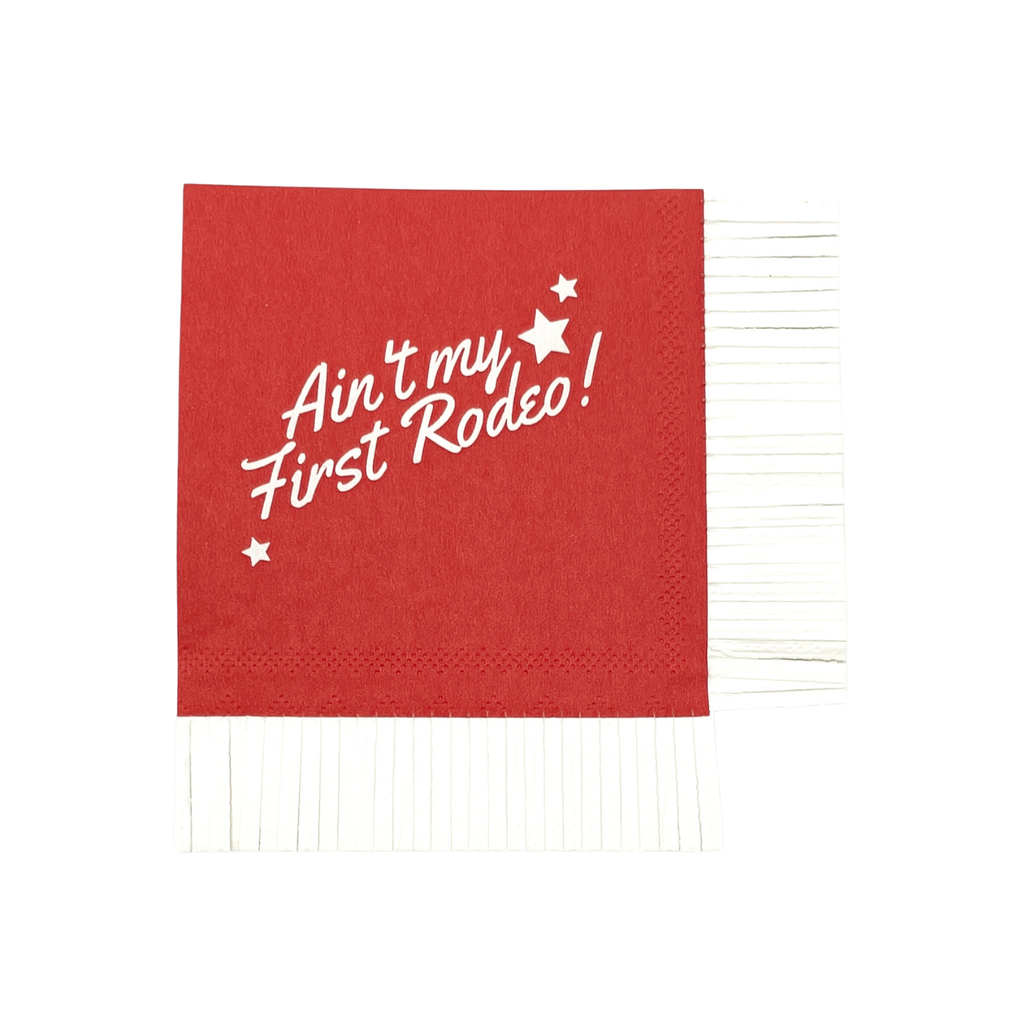 Ain't My First Rodeo Fringe Cocktail Napkins - Pack of 20