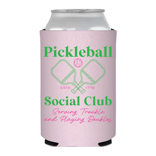 Pickleball Social Club Can Cooler