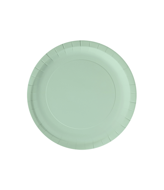 Pastel Green Plates