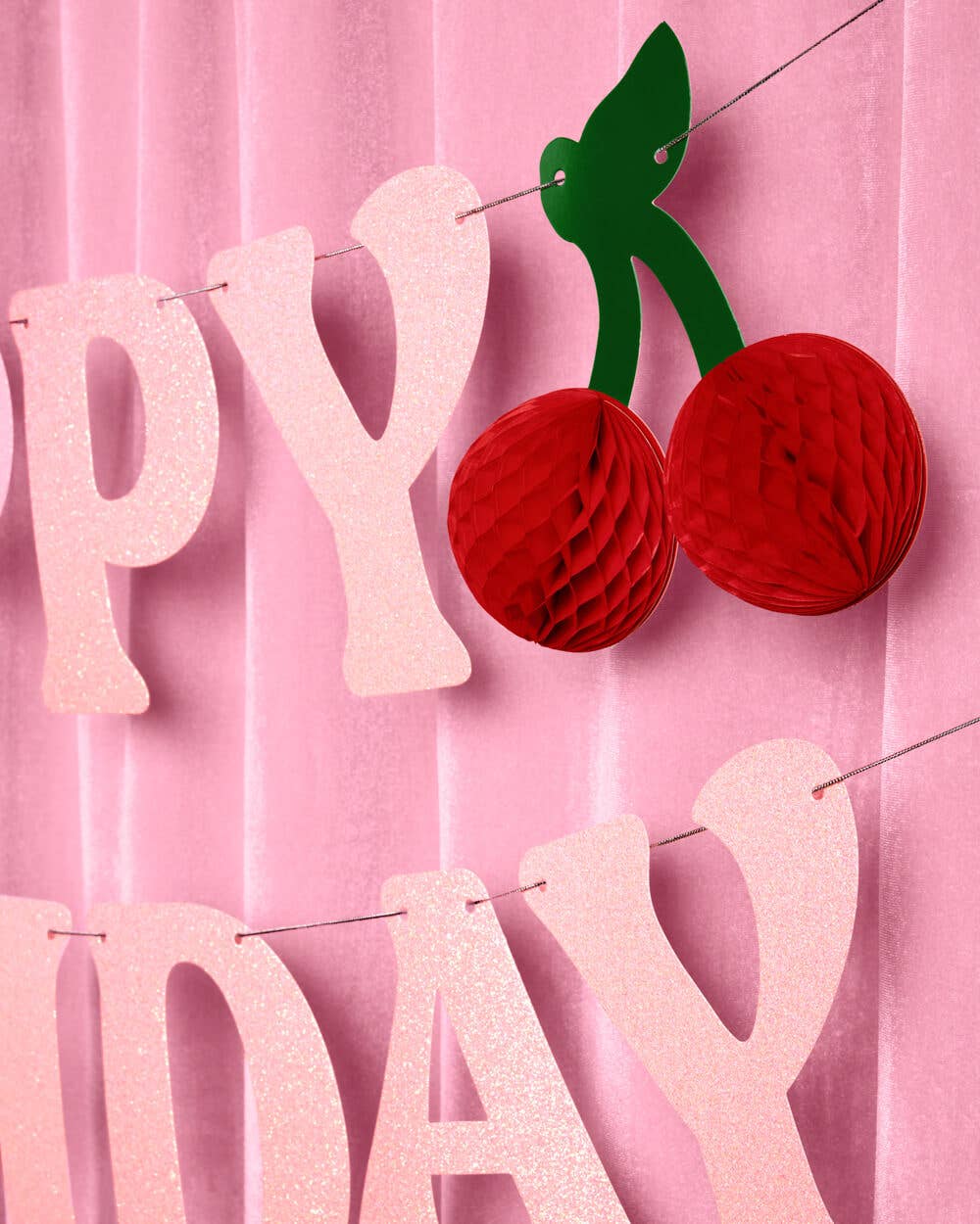 Cherry Birthday Banner