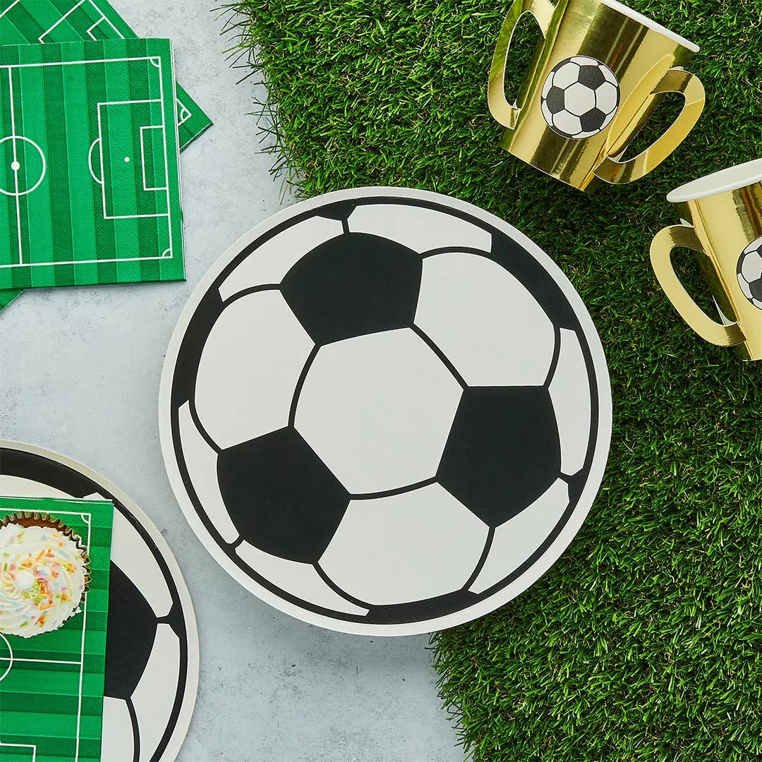 Soccer Plates - Set of 8
