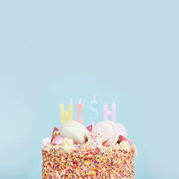 Pastel 'Wish' Candles