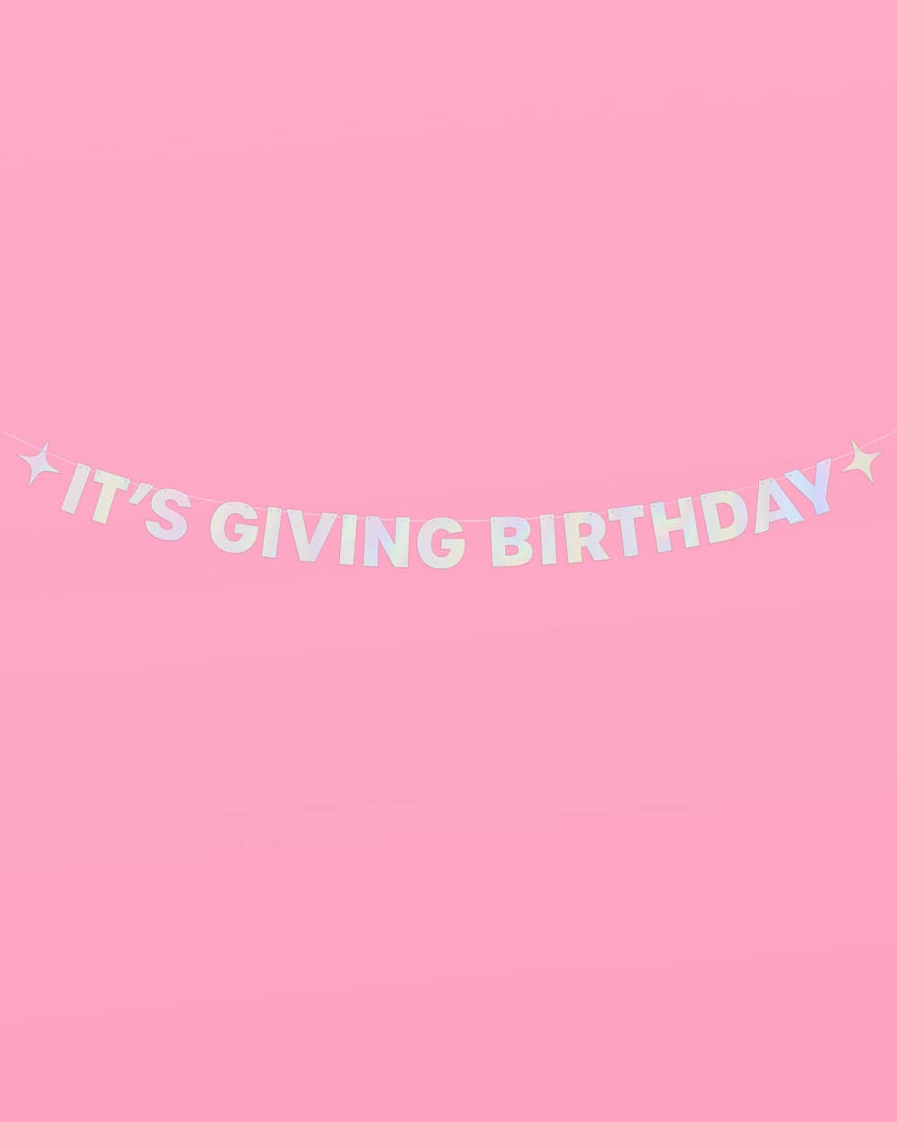 It's Giving Birthday Banner