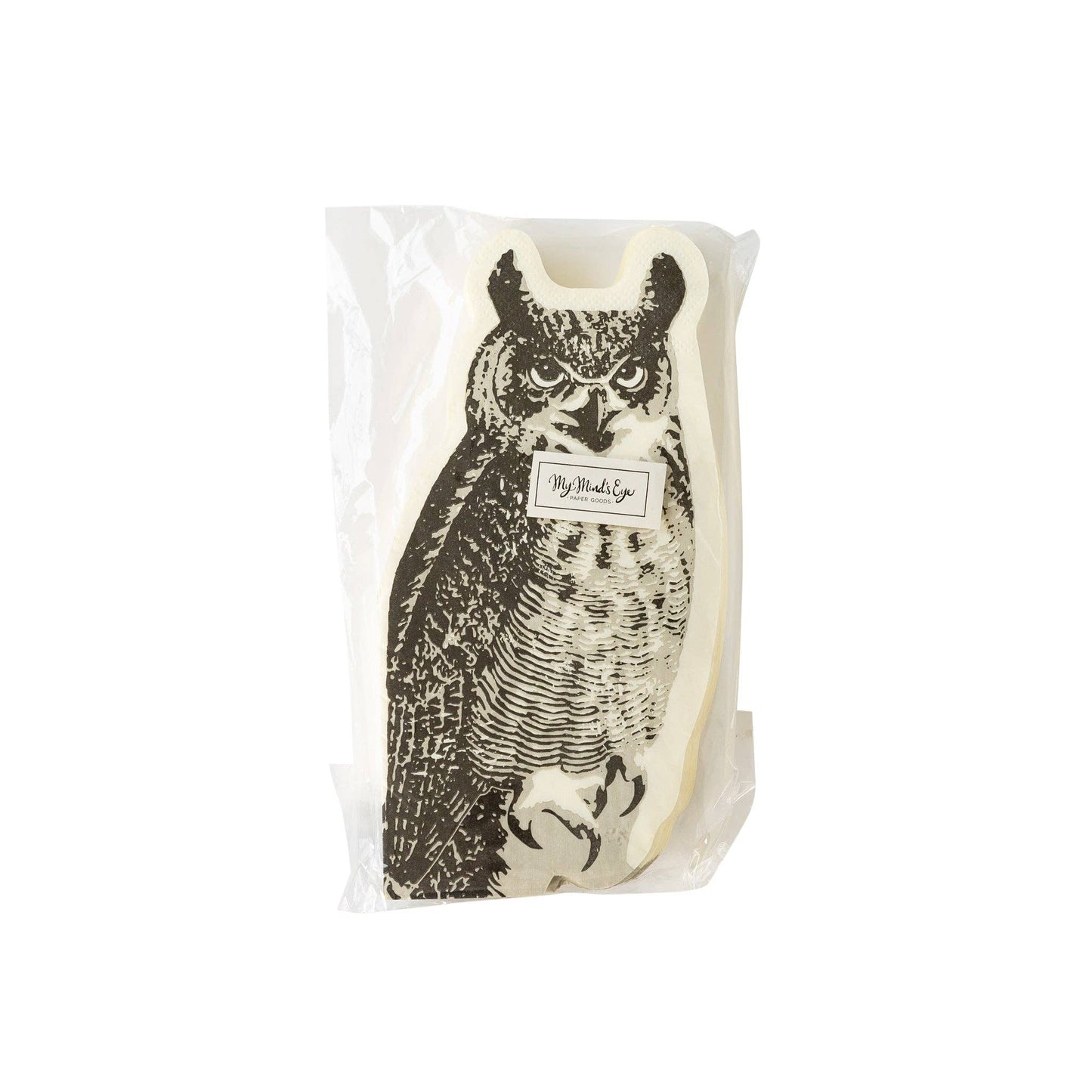 Night Sky Owl Shaped Napkin