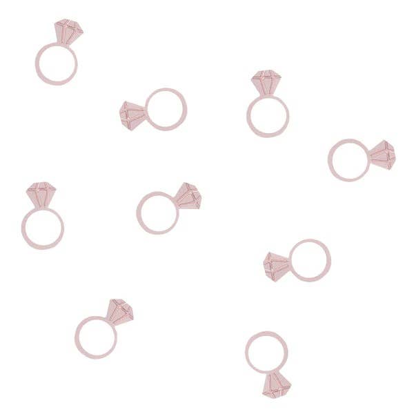 Rose Gold Ring Confetti