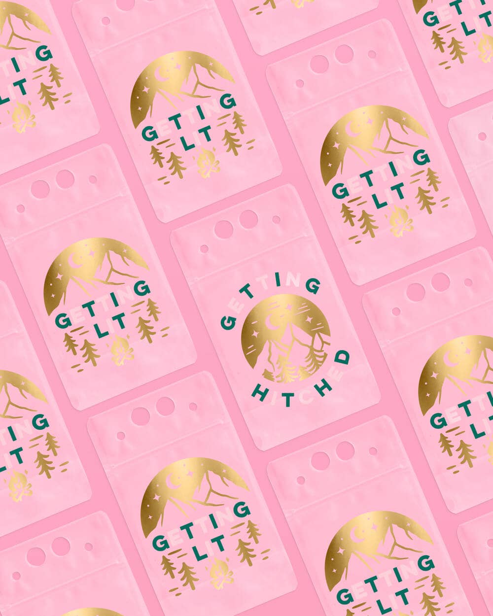 Camp Bride Drink Pouches