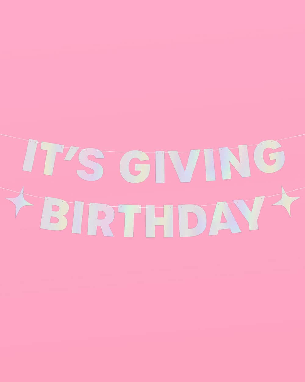 It's Giving Birthday Banner