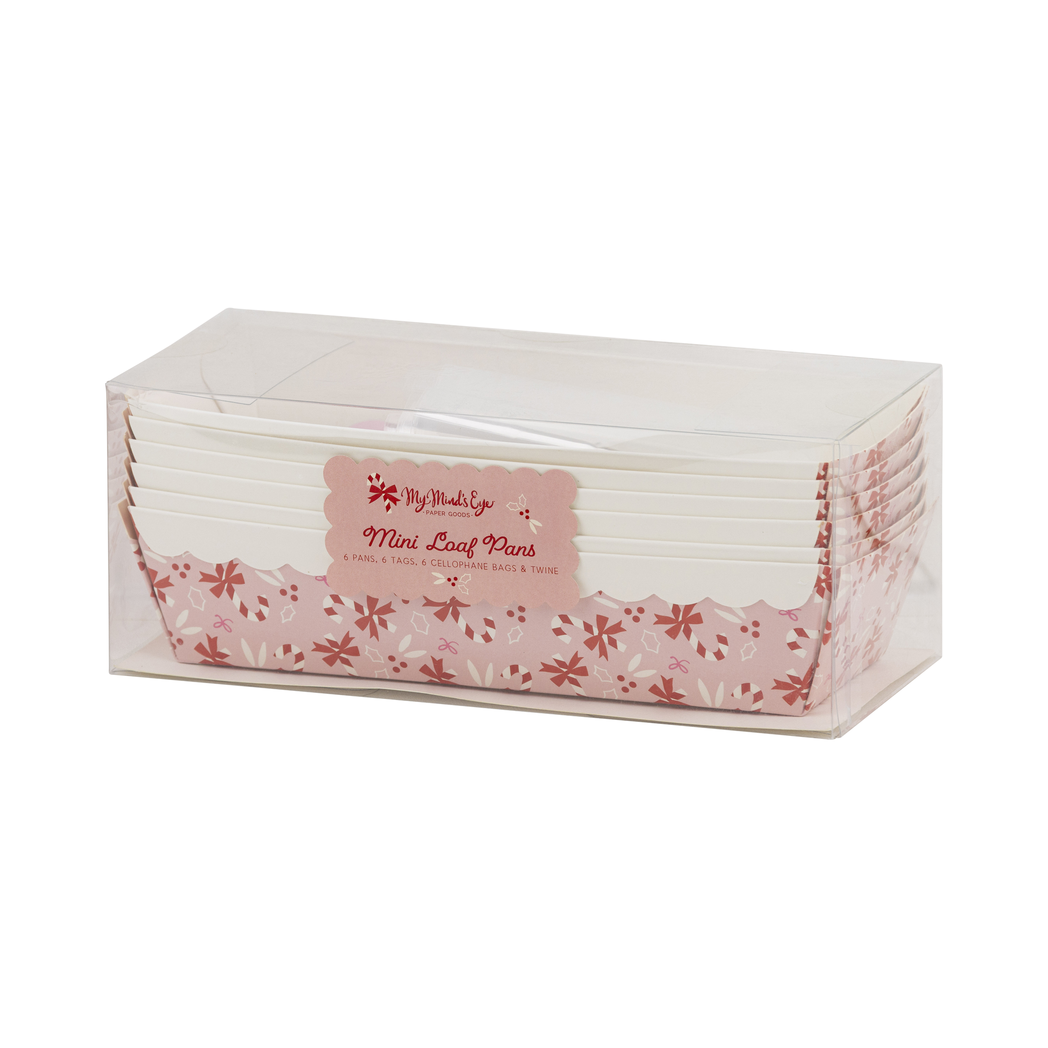 Candy Cane Bows Loaf Pan Set