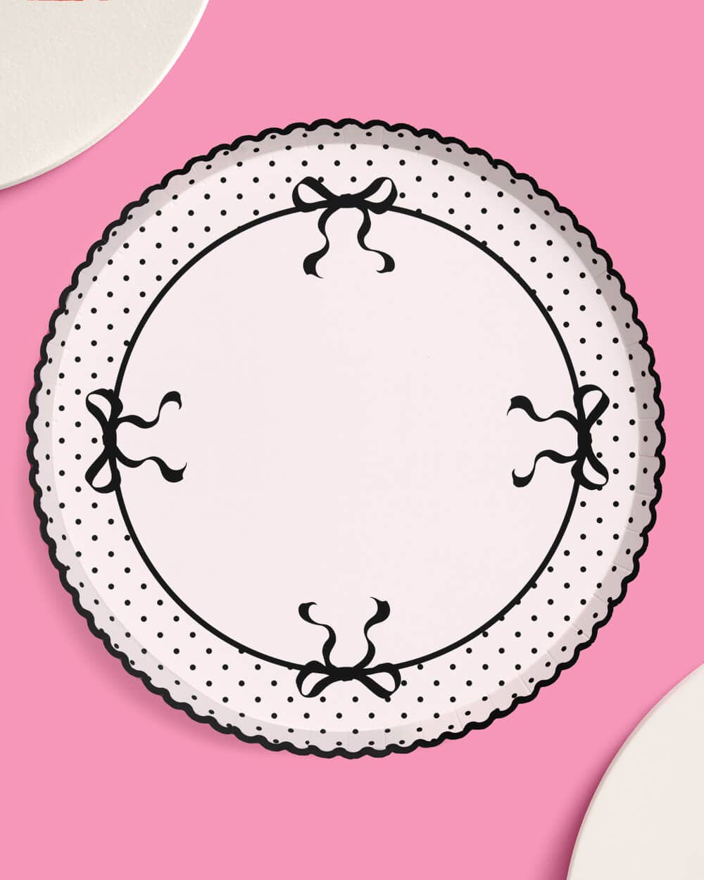 Little Black Bow Plates