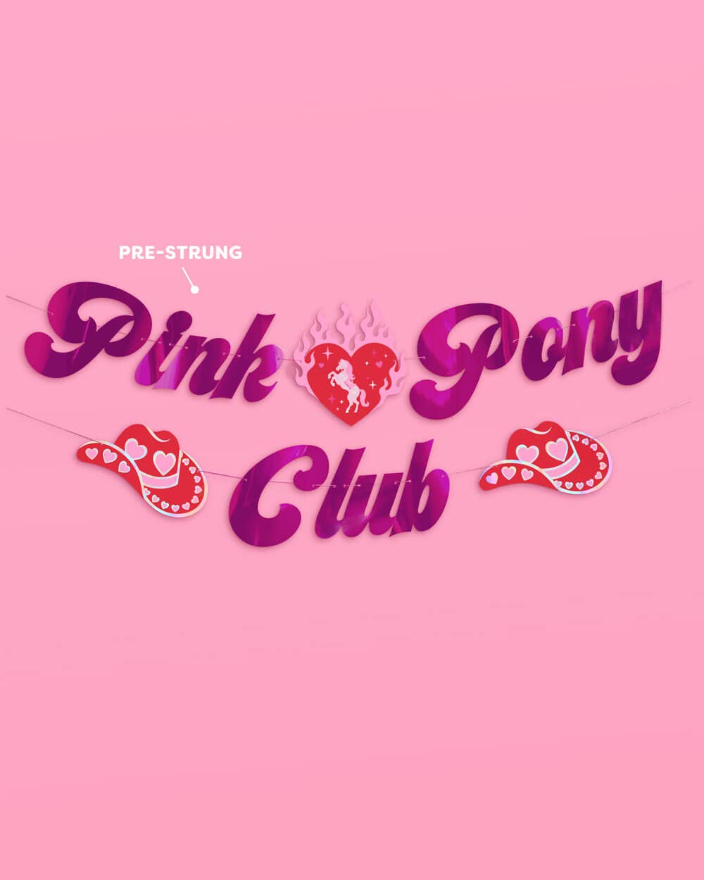 Pink Pony Club Banner