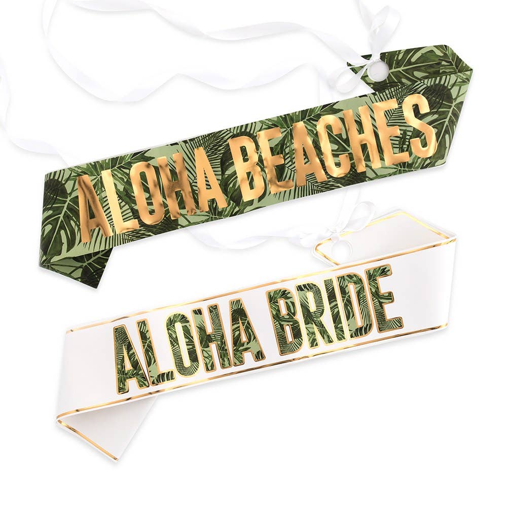 Bachelorette Party Sash - Tropical