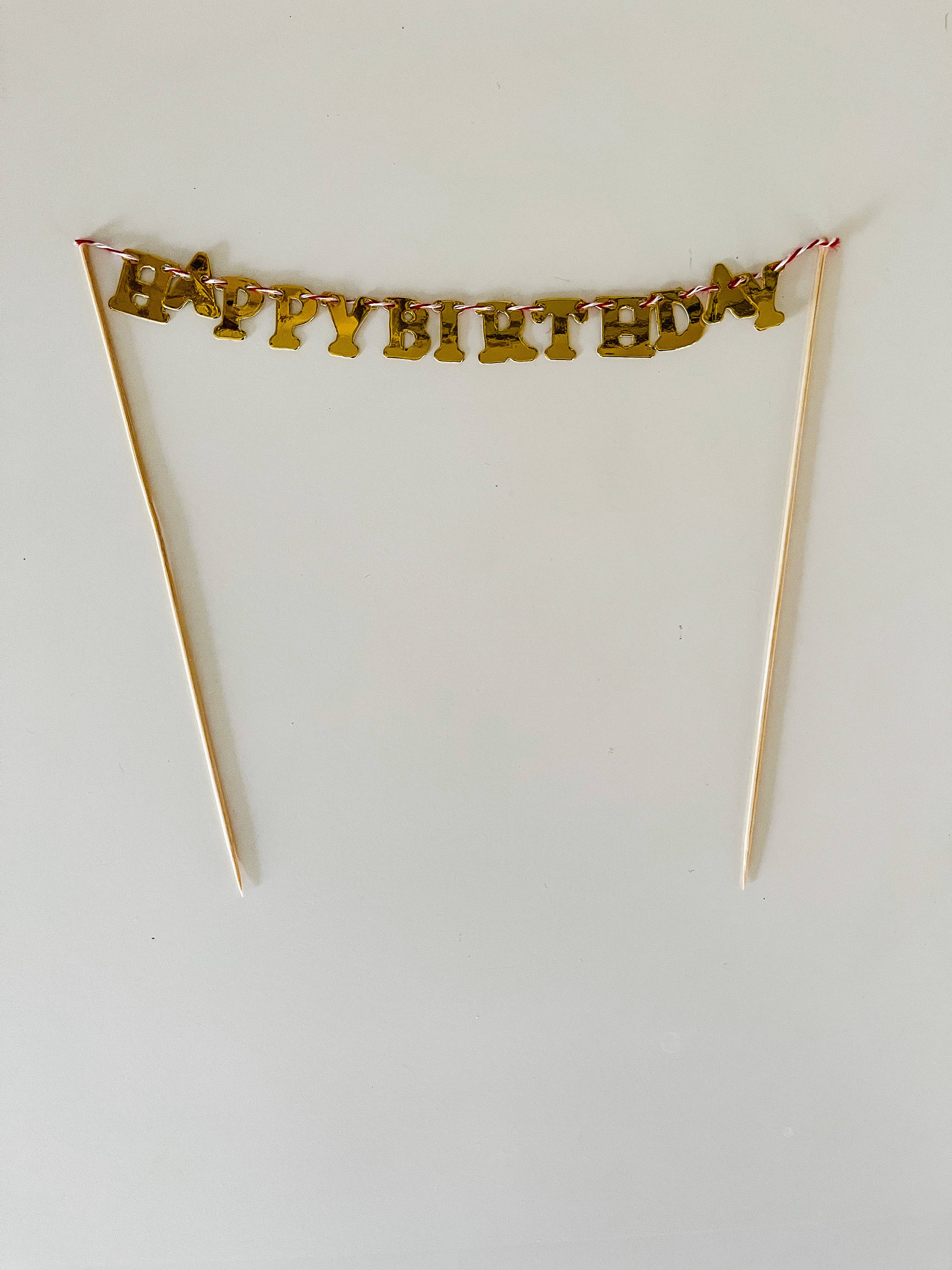 Happy Birthday Cake Banner