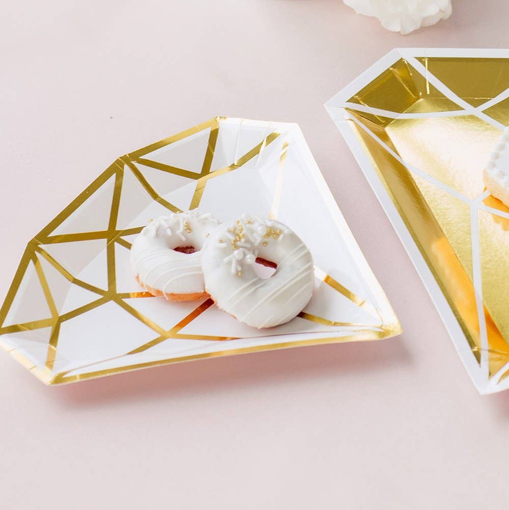 Diamond Cocktail Plates