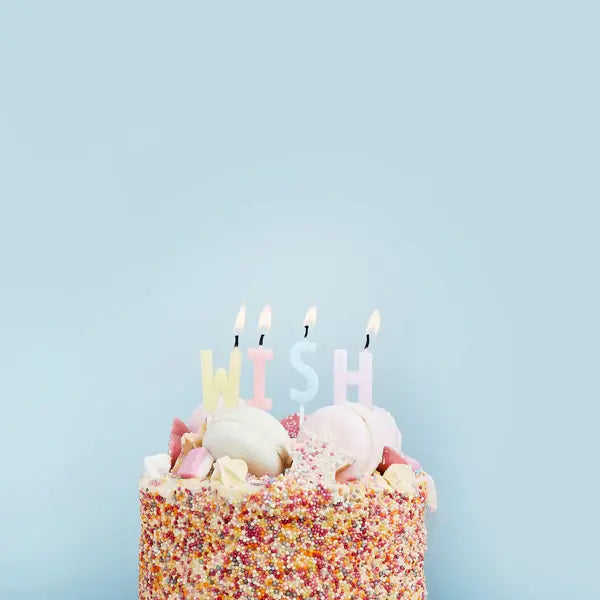 Pastel 'Wish' Candles