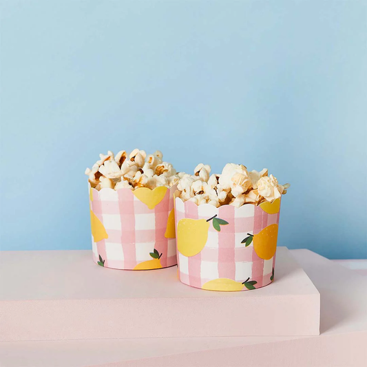Lemon & Gingham Food Cups