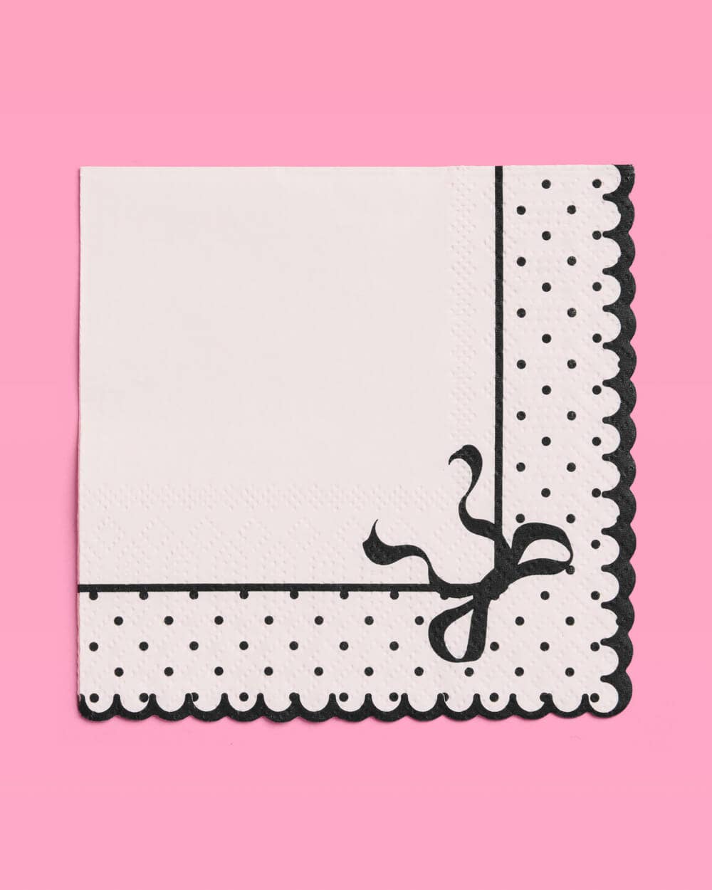Little Black Bow Napkins