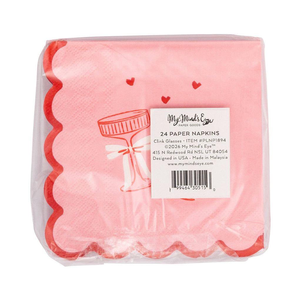 Clink Glasses Cocktail Napkin