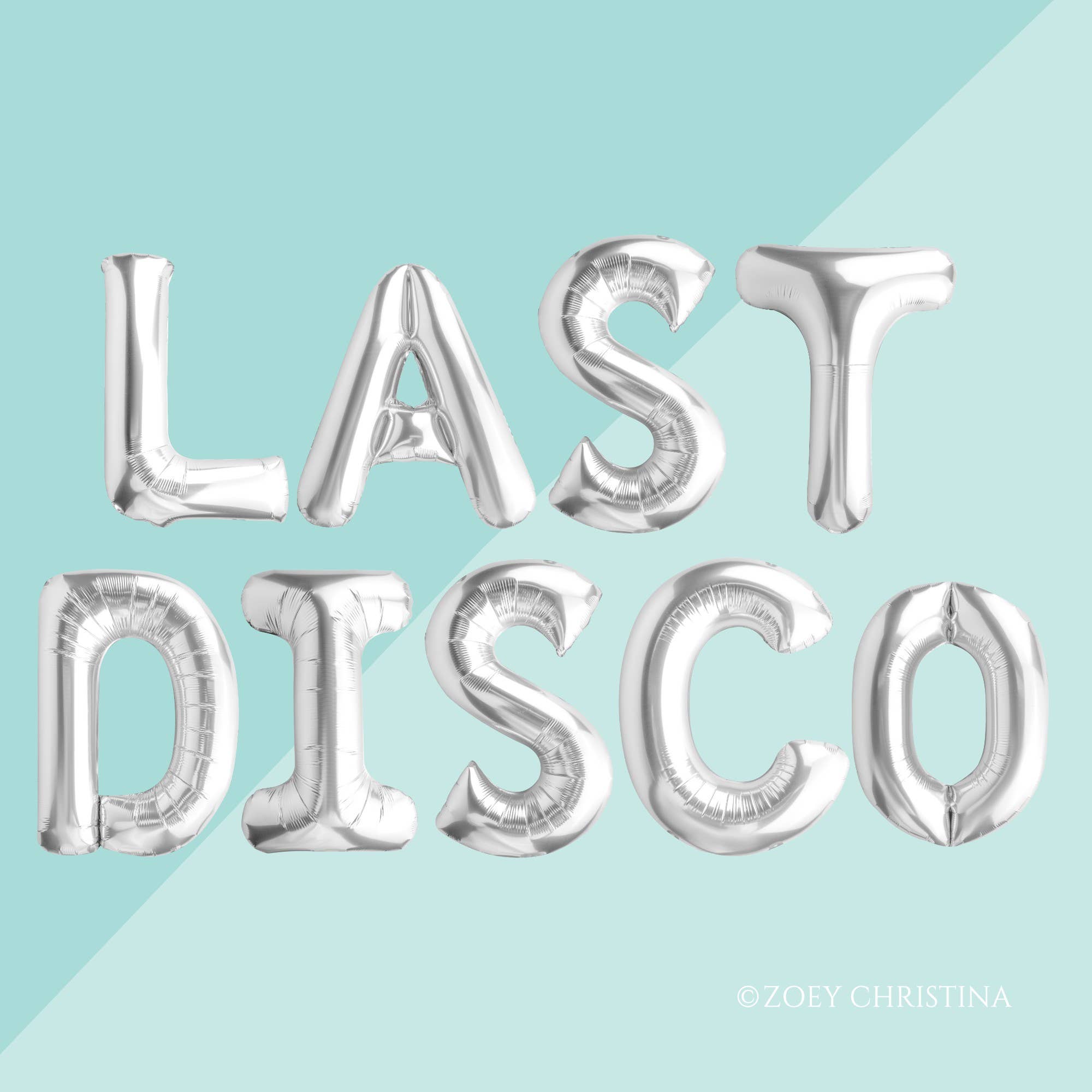 Last Disco Balloon Banner